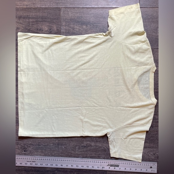 K.D.Lang and the Reclines RARE Vintage pale yellow t shirt M/L Bumstead Records - Picture 8 of 8